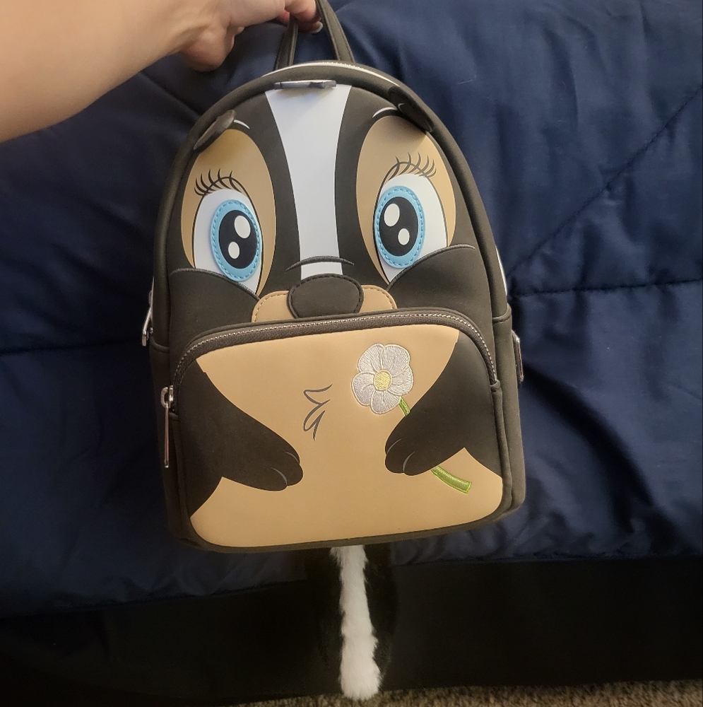 Loungefly Bambi flower mini backpack